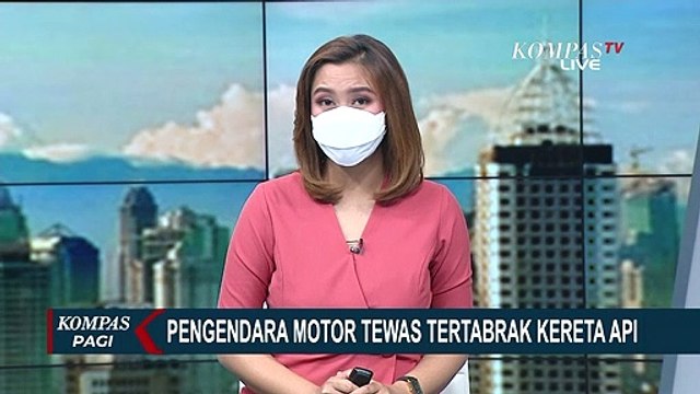 Pengendara Motor Tewas Tertabrak Kereta Api, Diduga Korban Tak Mendegar Suara Kereta Api