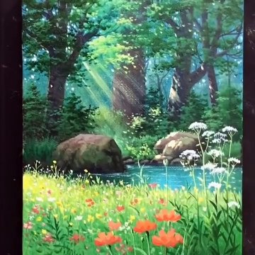 7 Easy Painting Ideas for Beginners _ Beautiful Painting Ideas