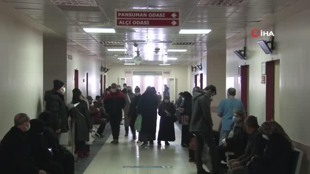 Kar ve buz, düşmeye bağlı kırık vakalarını artırdı