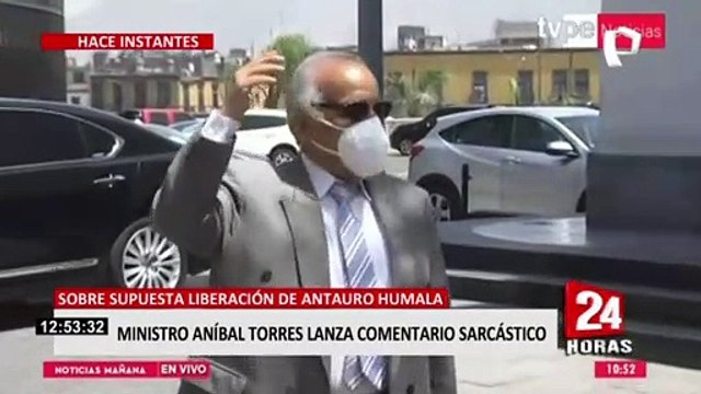 Aníbal Torres responde sarcásticamente a los rumores de posible liberación de Antauro Humala