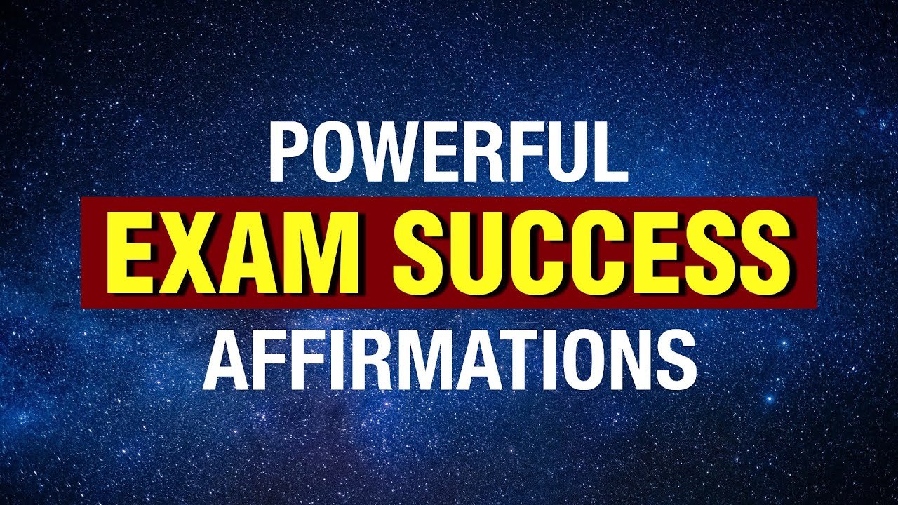 Positive Affirmations For Exams Success | Listen And Ace Any Exam, Test with Confidence | Manifest