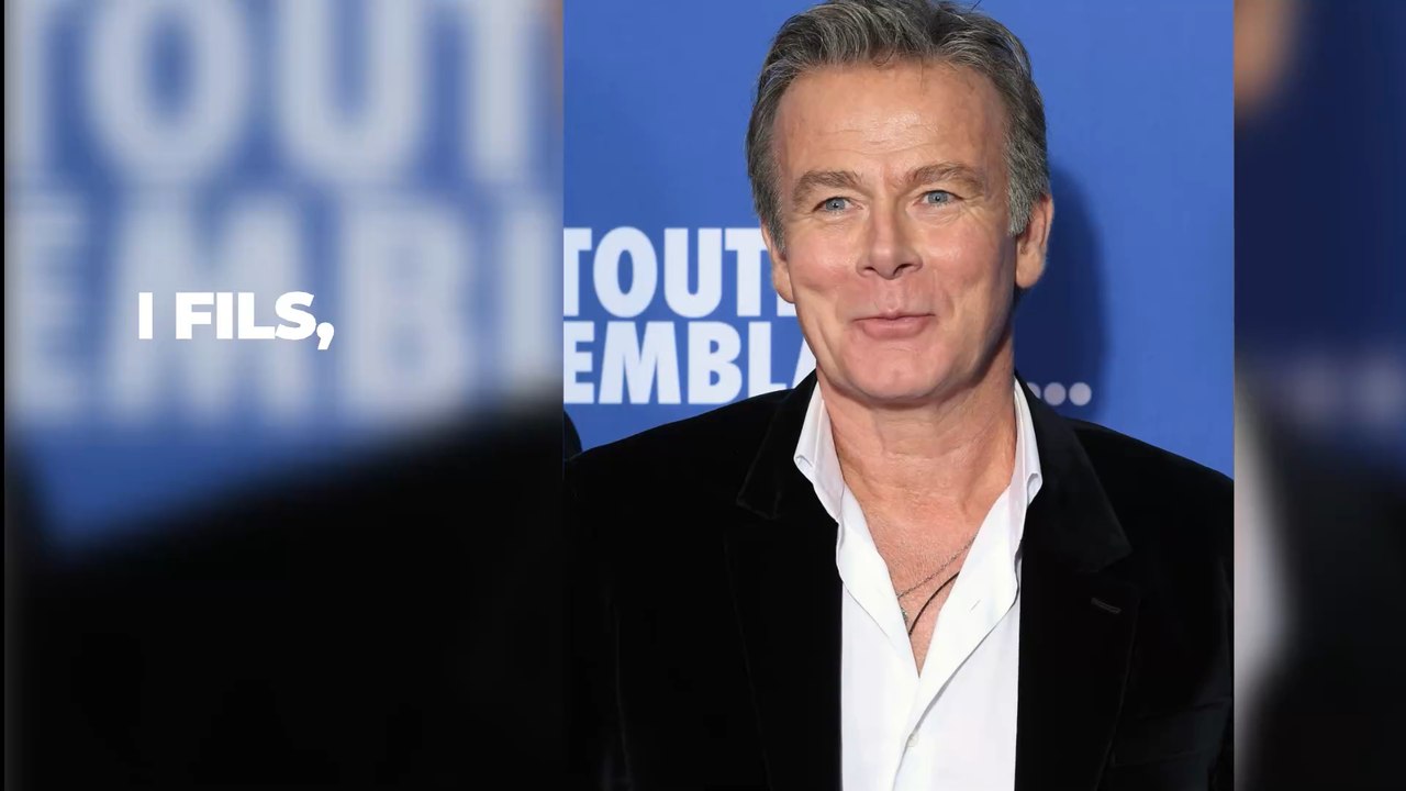 Franck Dubosc, en tournage avec son fils