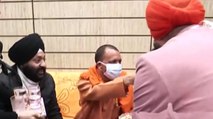 CM Yogi meets Sikh community in Gorakhpur ahead of UP polls