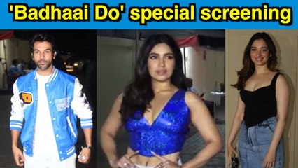 Celebs at special screening of 'Badhaai Do'
