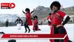 Kars’ta ‘Kafkas Dansı’ karla buluştu