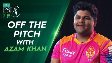 Off The Pitch with Azam Khan!  Islamabad United  HBL PSL 7  ML2G DM