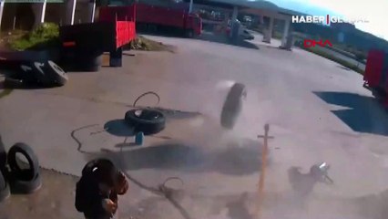 Manisa'da tamircinin faciadan döndüğü anlar kamerada! "Bomba gibi patladı"