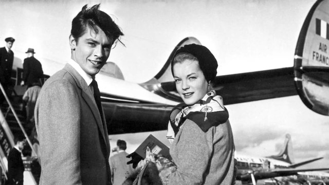 Alain Delon et Romy Schneider, leur fille respective se rencontrent pour la 1ère fois