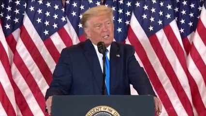 Donald Trump s'auto-proclame président, sans attendre la fin des résultats