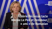Valérie Pécresse tacle Marine Le Pen et Zemmour, « ami » de Ramadan