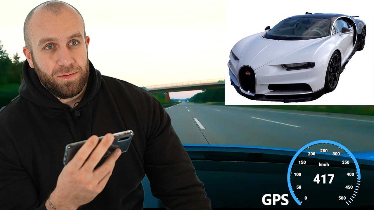 Ce Tchèque a roulé à 417 km/h sur l’autoroute en Bugatti Chiron : «Si un pneu éclate, l’auto s’envole»