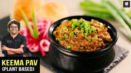 Keema Pav (Plant Based) | Veg Keema Masala | Street-Style Keema Pav | Keema Pav Recipe By Varun