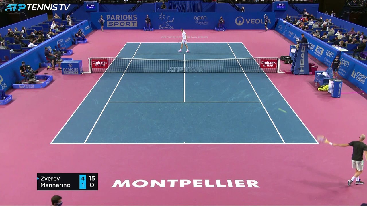 Highlights: Zverev fegt Mannarino vom Platz