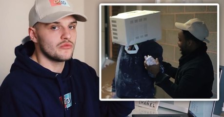 YouTube Prankster Gets His Head Stuck In A Microwave And Things Go From Bad To Worse