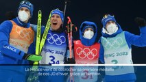 Biathlon - Le relais mixte en argent pour la 1ere médaille française