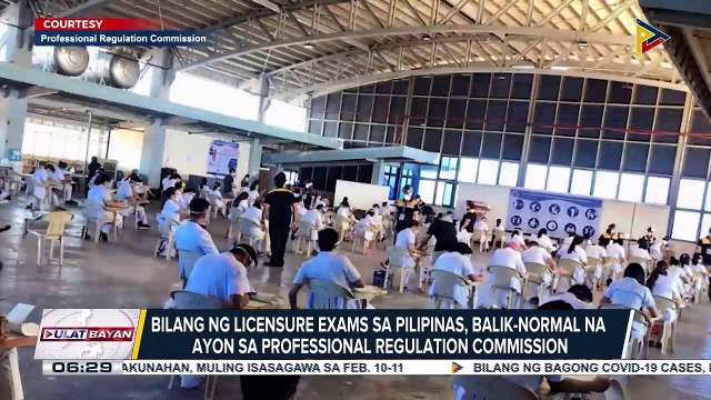 PRC: Bilang ng licensure exams, balik-normal na matapos ang sunod-sunod na pagpapaliban dahil sa pandemya