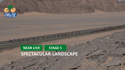 Spectacular landscape - Étape 5 / Stage 5 - #SaudiTour 2022