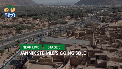Jannik Steimle’s going solo - Étape 5 / Stage 5 - #SaudiTour 2022