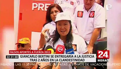 Giancarlo Bertini: hombre clave en caso de los falsos aportes a Keiko Fujimori se entregaría a la justicia