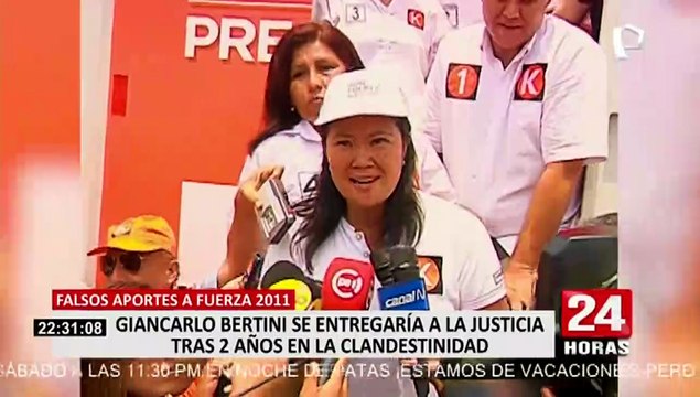 Giancarlo Bertini: hombre clave en caso de los falsos aportes a Keiko Fujimori se entregaría a la justicia