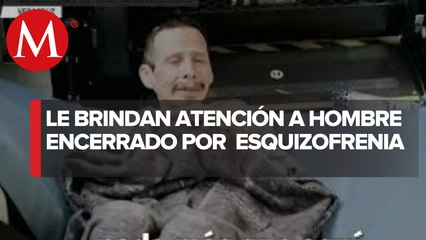 Un hombre de 48 años con esquizofrenia fue encerrado en su casa por 2 años