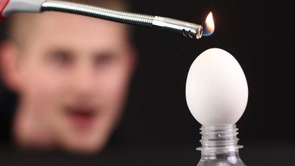 This Man Holds An Egg Over A Flame Then Places It In Water - What Happens Next Will Astound You