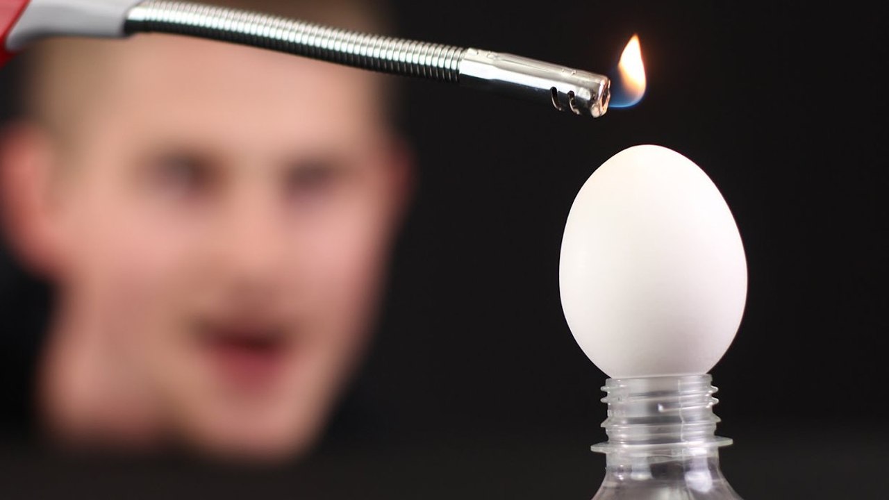 This Man Holds An Egg Over A Flame Then Places It In Water - What Happens Next Will Astound You