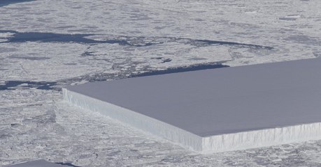 NASA Discovers Bizarre, Perfectly Rectangular Iceberg In Antarctica