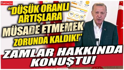 Erdoğan, elektrik zamları hakkında konuştu! "Düşük oranlı artışlara müsaade etmemek zorunda kaldık!"