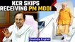 KCR skips receiving PM Modi, BJP calls break of protocol 'shameful' | Oneindia News