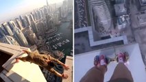 He Takes His Hoverboard To The Top Of A Skyscraper... What Happens Next Is Mind-Boggling