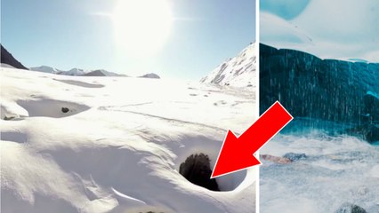 Beneath This Glacier Lies An Incredible Underground City