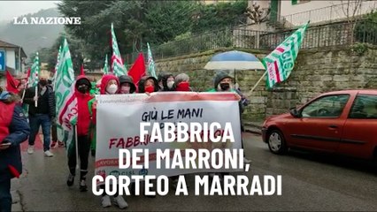Fabbrica dei marroni, corteo a Marradi