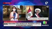 Congresistas y manifestantes se pronuncian en contra de las idas y venidas de Castillo