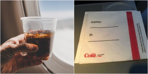 Download Video: Coca-Cola Sparks Outrage And Confusion After Flight Passengers Were Served With 'Creepy AF' Napkins