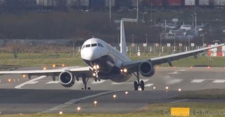 Watch: This Plane Had A Terrifyingly Tricky Landing In Birmingham Last Week
