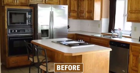 This Woman Totally Transforms Her Kitchen For Less Than £75