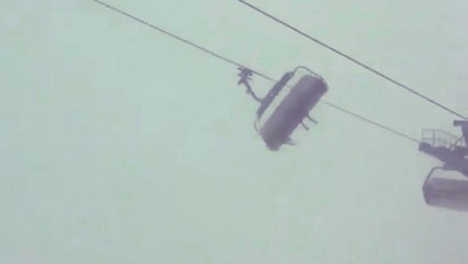 These Two Skiers Narrowly Escaped With Their Lives After Being Caught In The Middle Of A Violent Storm