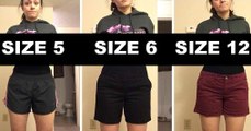 She Tried On 3 Pairs Of Shorts Of Different Sizes And Has A Message For All Women