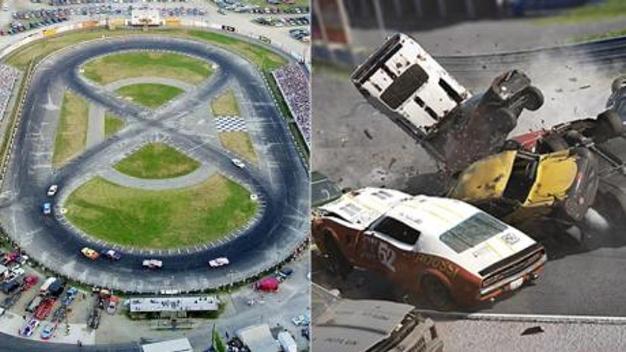 This Is The Figure 8 - The Unique Race Track Where Cars Have To Cross Each Other (VIDEO)