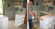 This Man Transform 3 Simple Ikea Shelves Into A Superb Kitchen Counter