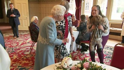 Queen hosts reception at Sandringham on eve of Accession Day