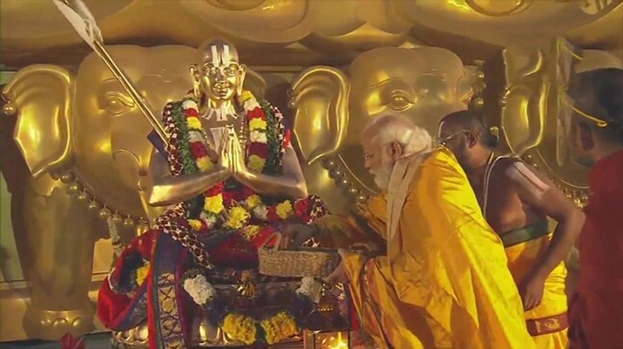 Watch: PM Modi inaugurates Statue of Equality in Hyderabad