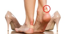 She Just Bought A Pair Of New High Heel Shoes And Tried This Trick To Avoid Blisters. She's Now Blister Free.