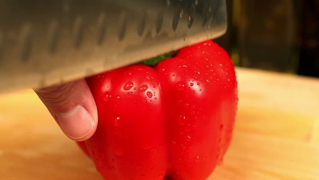 How To Slice Bell Peppers