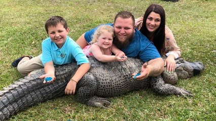 Expectant Dad Uses Alligator In The Most Shocking Gender Reveal Party Ever