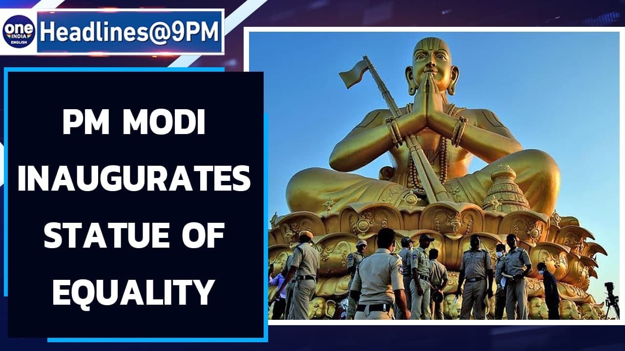 PM Modi inaugurates Statue of Equality honouring Saint Ramanujacharya | Oneindia News