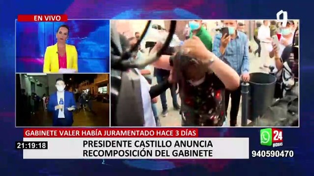 Dos detenidos durante protesta en los exteriores de Palacio de Gobierno