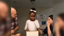 This Little Girl Learns She’s Going to Be Adopted, Her Reaction Is Heartbreaking