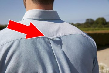 There's A Really Surprising Reason Why Men's Shirts Have This Little Loop At The Back